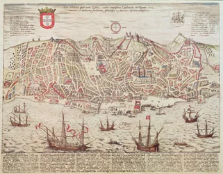 Panorama von Lissabon, 1572